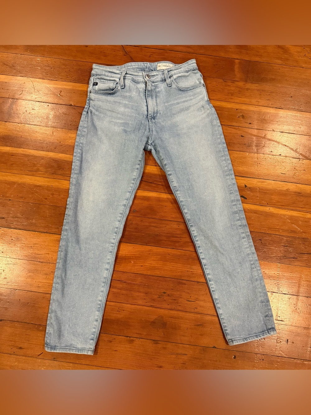 👖✨AG Jeans x Anthropologie High-Rise Stevie Ankle Petite - Size 28P